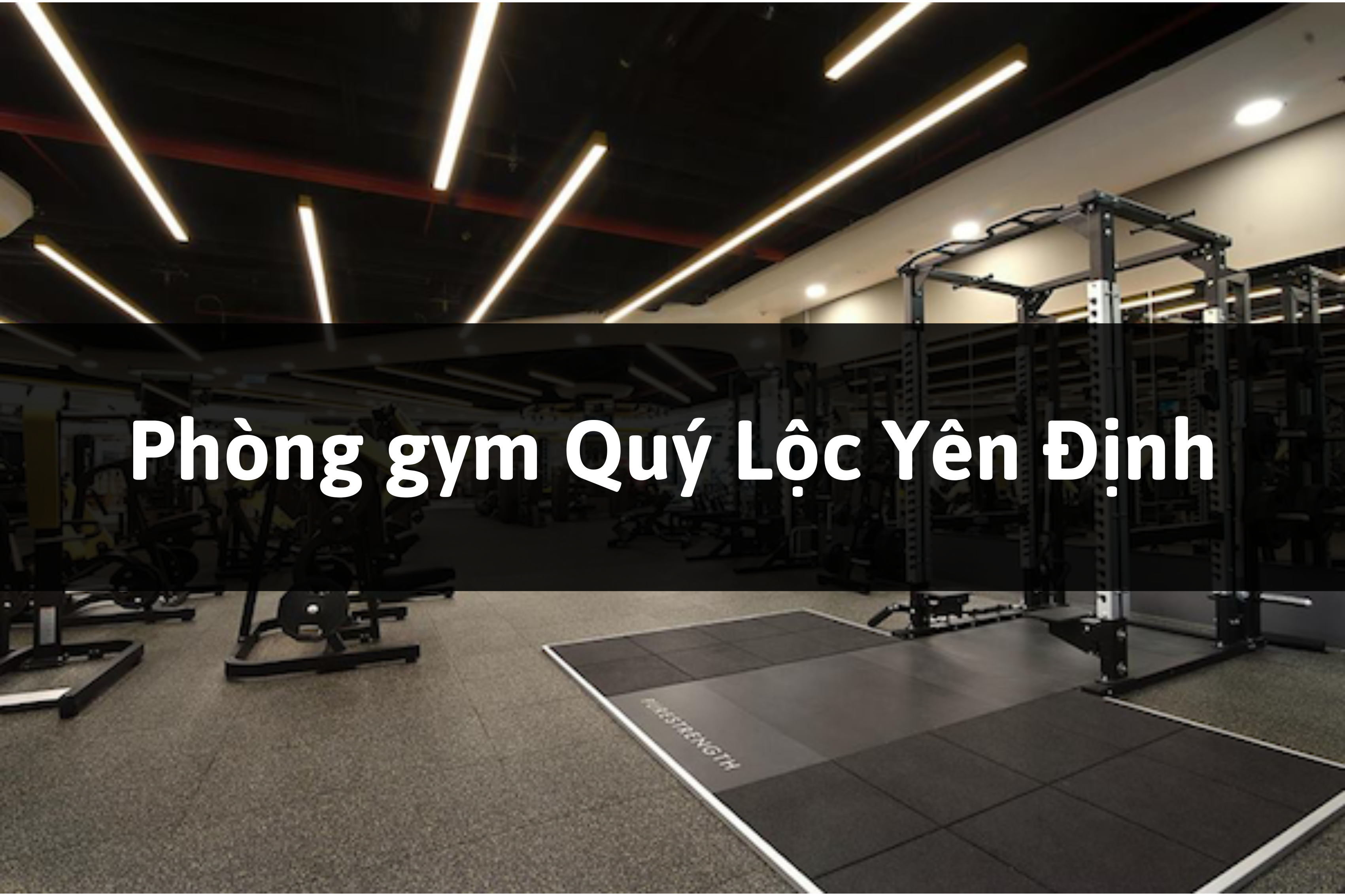 Phòng gym Quý Lộc, Yên Định, Thanh Hóa