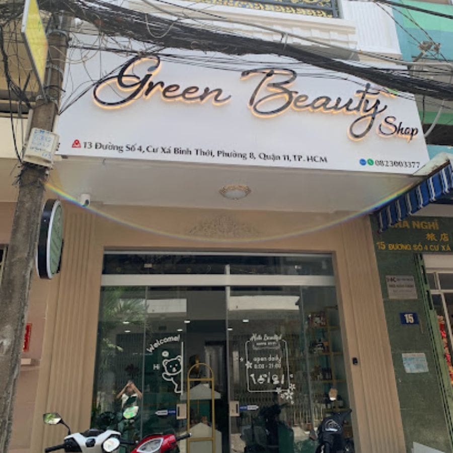 Green beauty shop