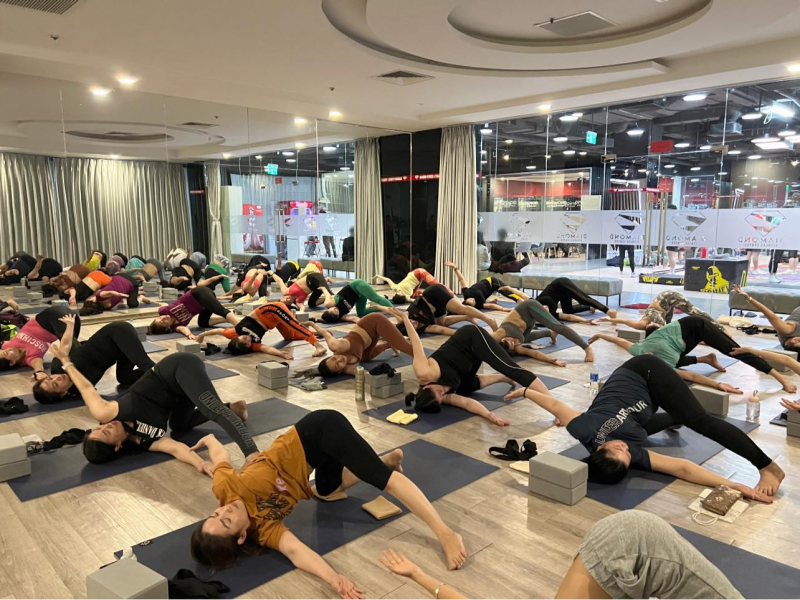 Phòng tập Yoga tại Diamond Fitness